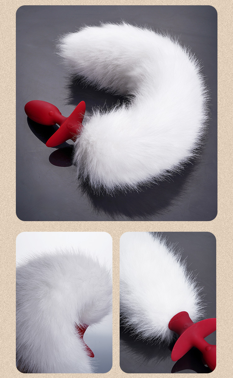 UPKO 狐狸搖擺尾巴電動肛塞 震動肛塞 狐狸尾巴肛塞