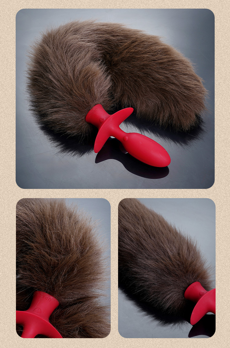 UPKO 狐狸搖擺尾巴電動肛塞 震動肛塞 狐狸尾巴肛塞