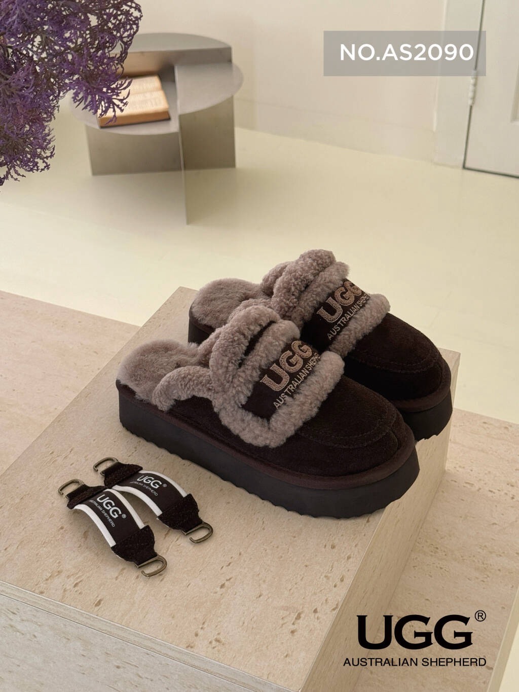 (預購商品 9/17收單)  超取宅配 皆含運 UGG AUSTRALIAN SHEPHERD®厚底小胖丁