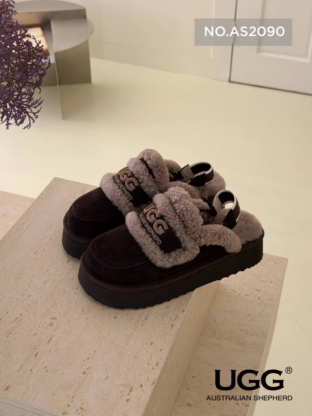 (預購商品 9/17收單)  超取宅配 皆含運 UGG AUSTRALIAN SHEPHERD®厚底小胖丁