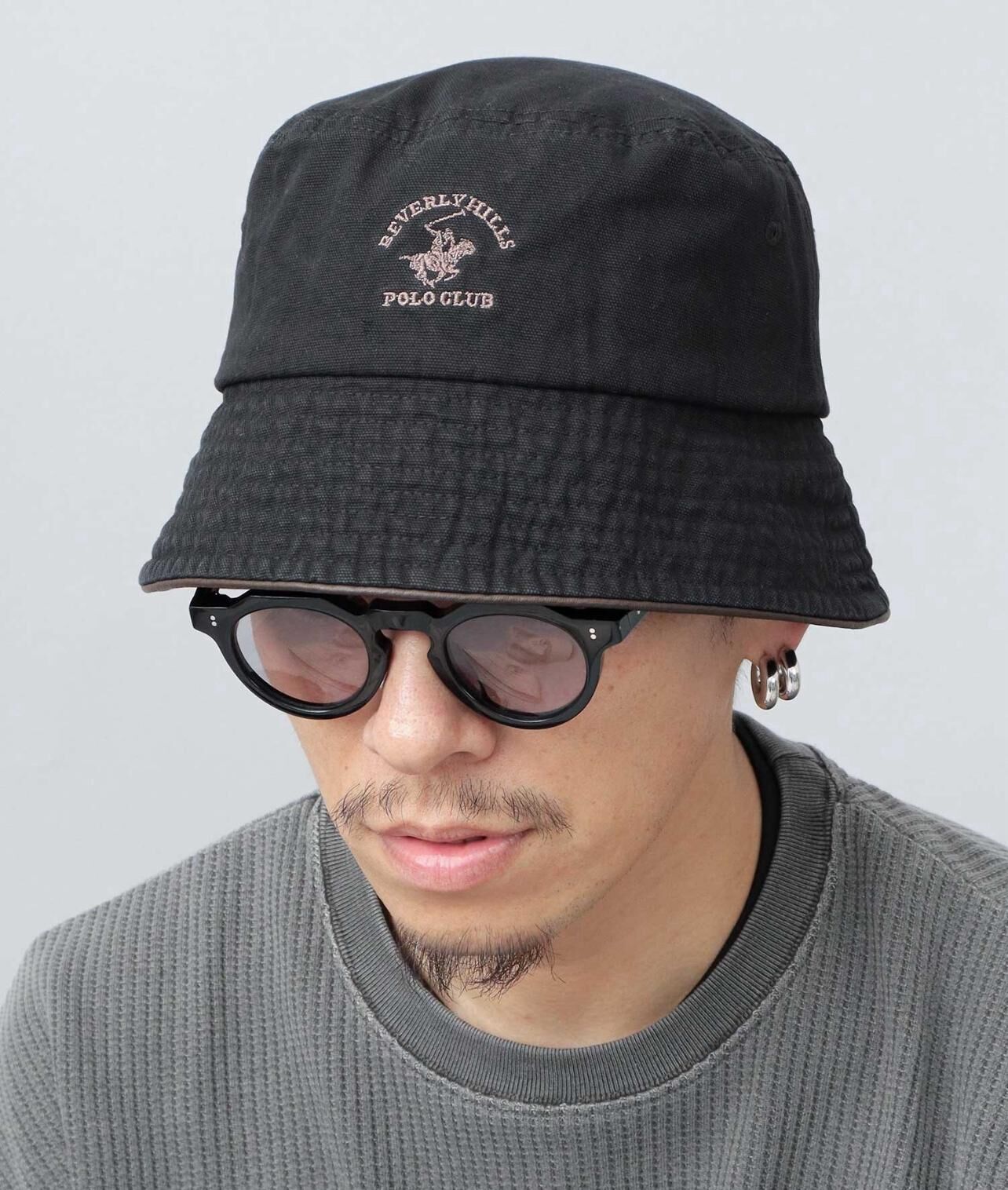 【預購】JN091106 BEVERLY HILLS POLO CLUB 刺繡漁夫帽