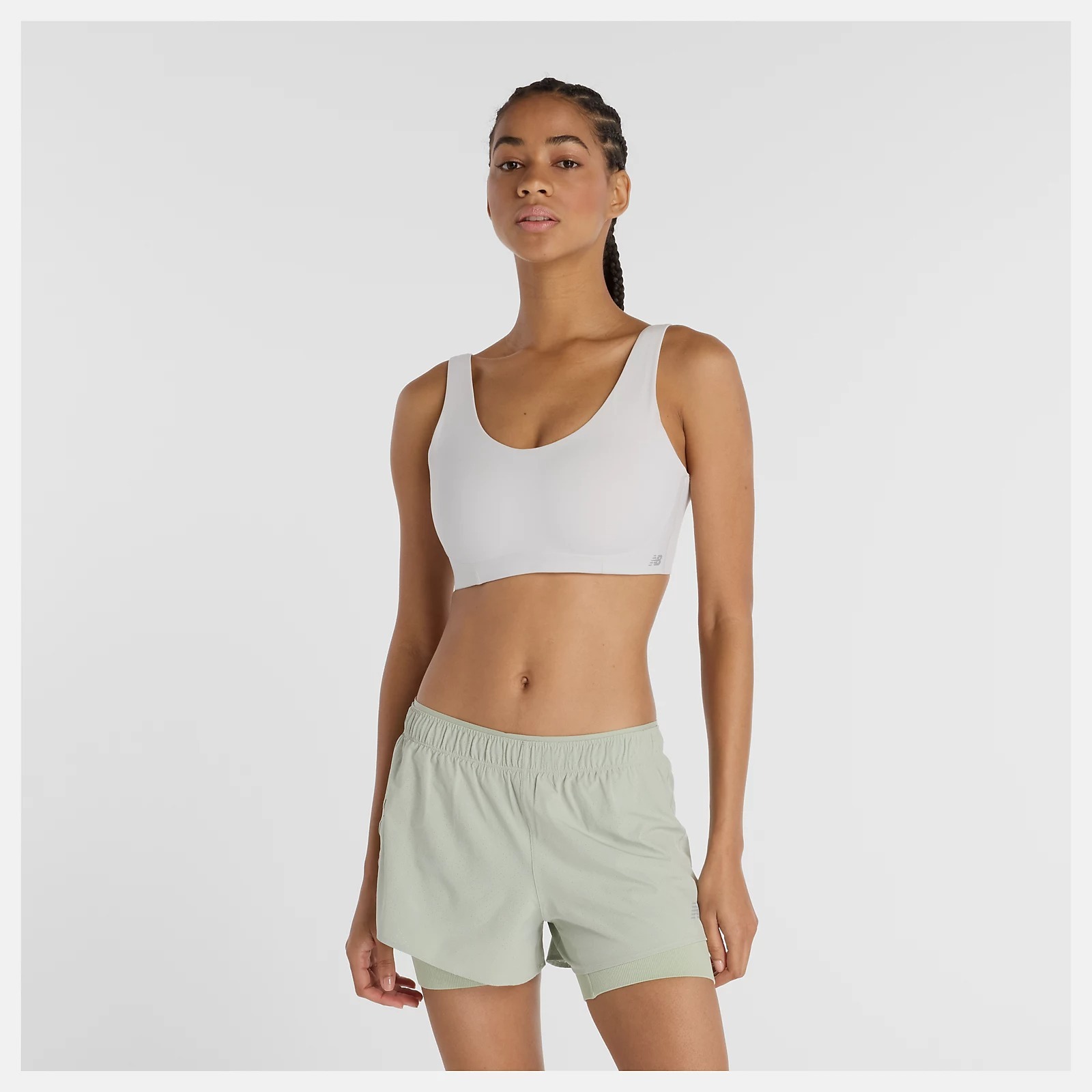 NEW BALANCE 運動內衣 NB 銀灰 高強度支撐 女 WB51052GYM