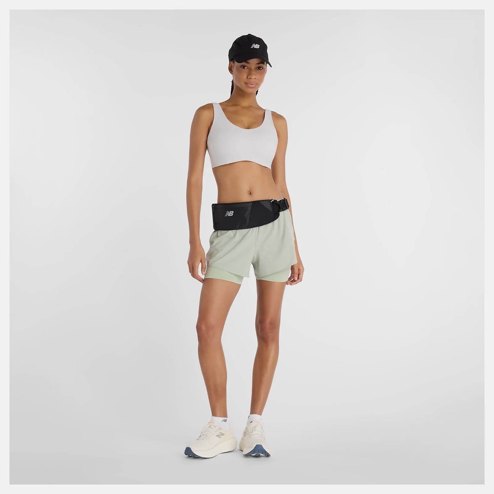 NEW BALANCE 運動內衣 NB 銀灰 高強度支撐 女 WB51052GYM