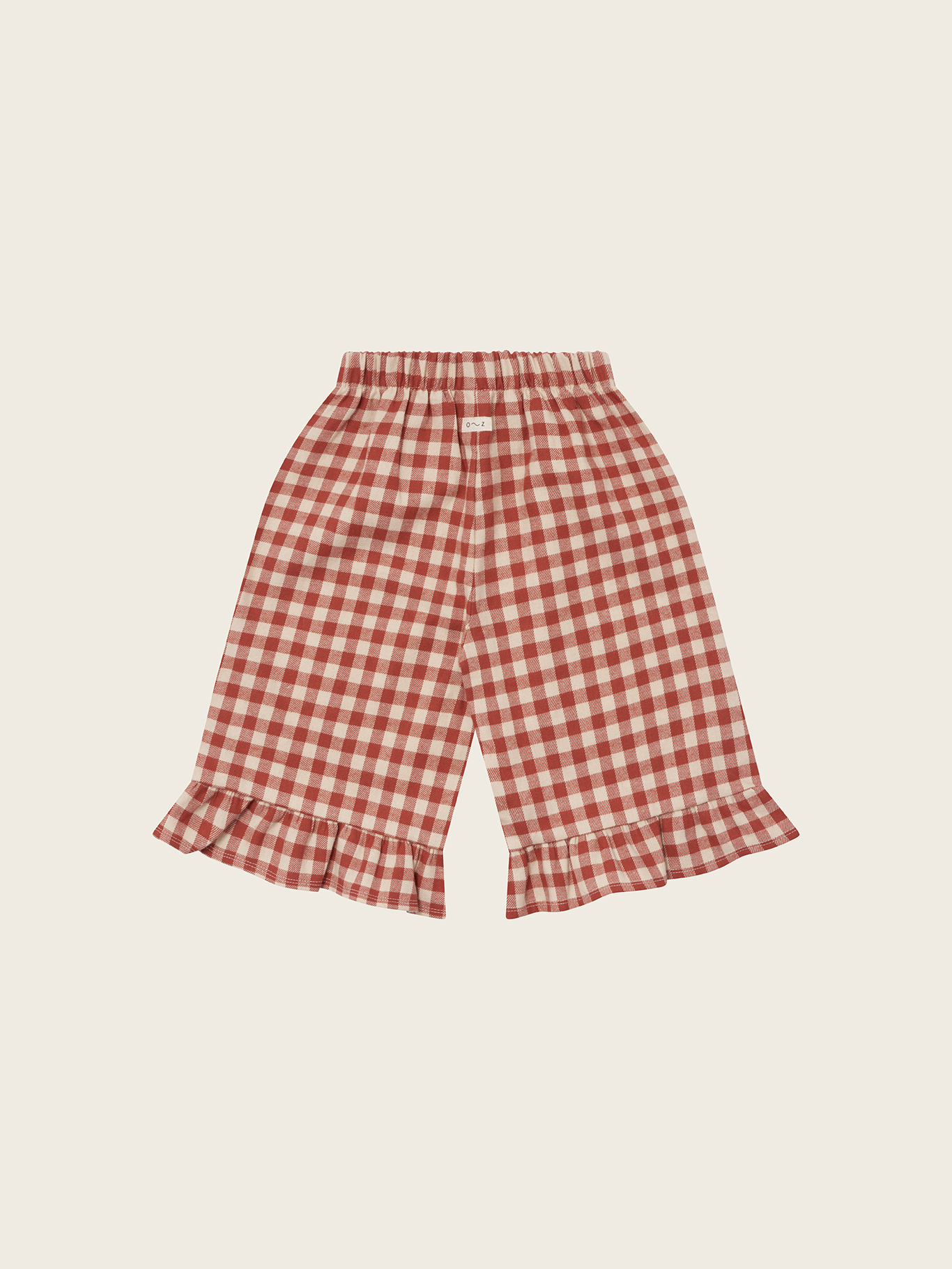 25AW organic zoo Gingham Lodge Pants