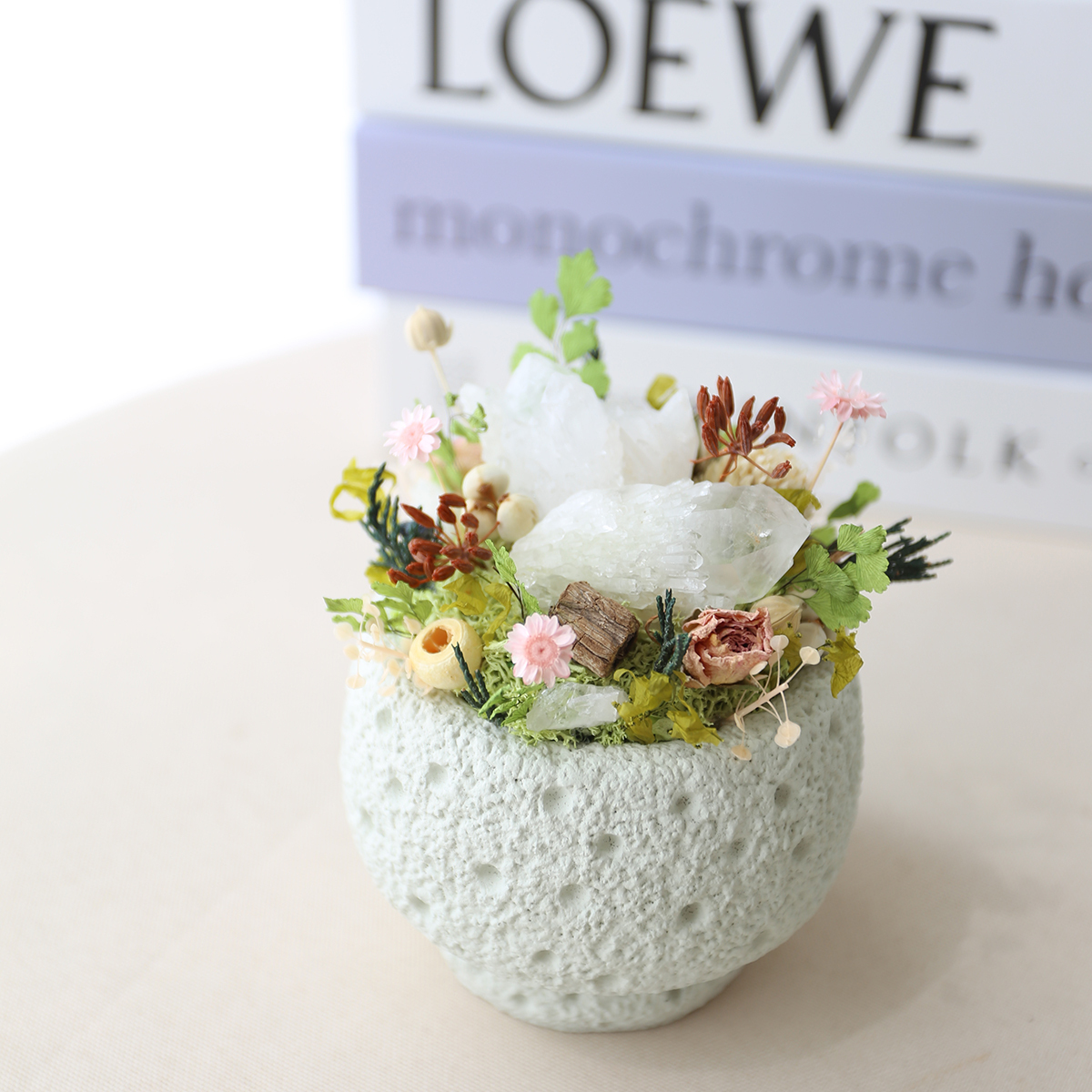 T44｜水晶小桌花