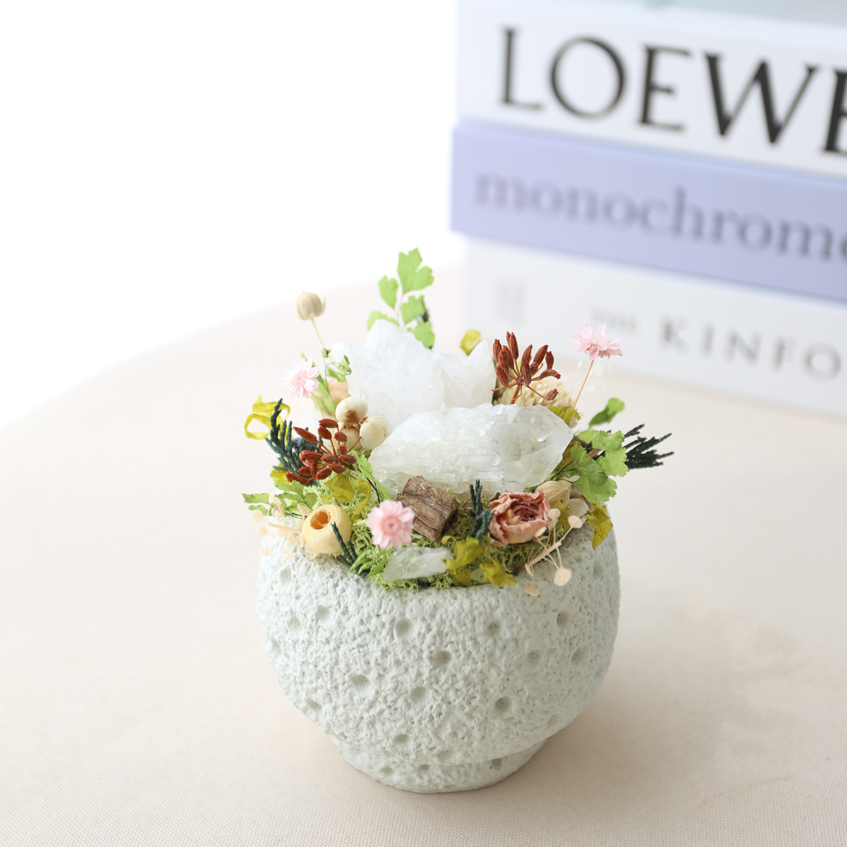 T44｜水晶小桌花