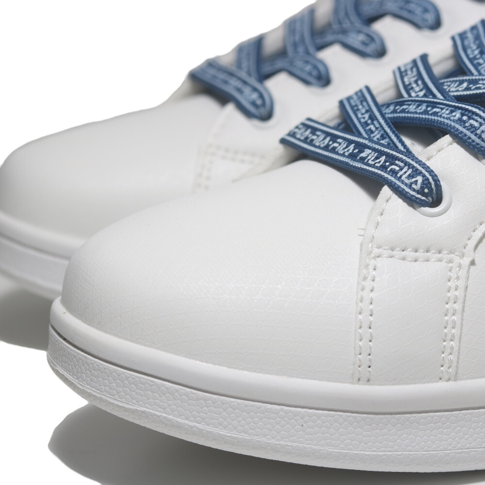 FILA 休閒鞋 白藍 皮革 復古 小白鞋 男 1C923Z133