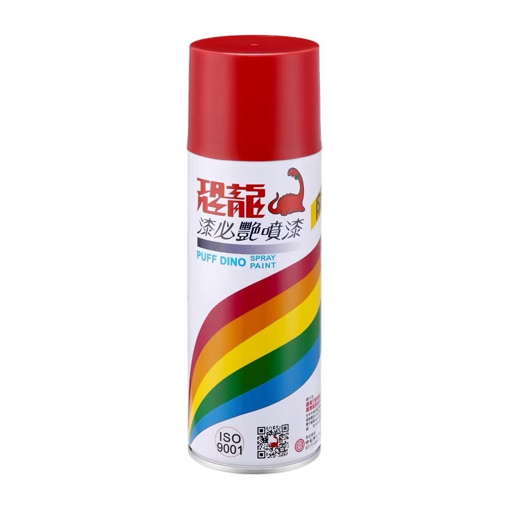 【PUFF DINO 恐龍】恐龍漆必艷噴漆400ml｜一般色／平光色 快乾亮彩 多用途噴塗【輕鬆購五金百貨】