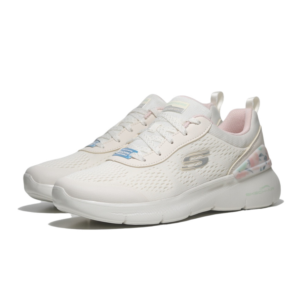 SKECHERS 休閒鞋 SKECH-AIR DYNAMIGHT 2.0 米白粉 花卉 女 150375NTMT