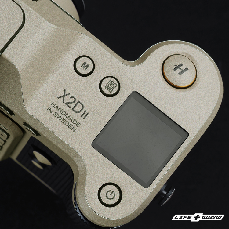 Hasselblad X2D II 100C 相機貼膜按鍵特寫展示圖