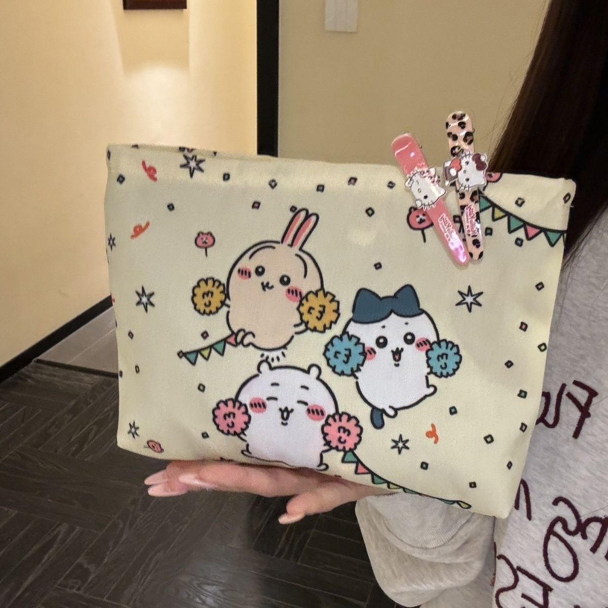 chiikawa化妆包手拿包