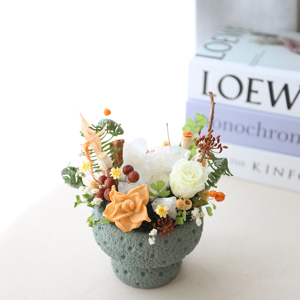 T45｜水晶小桌花