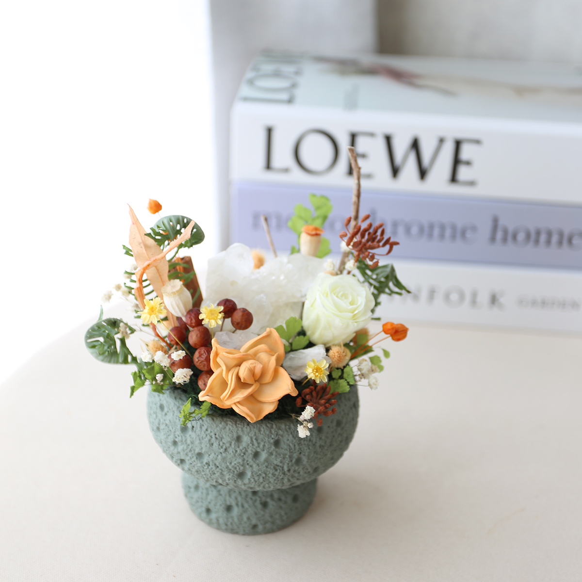 T45｜水晶小桌花