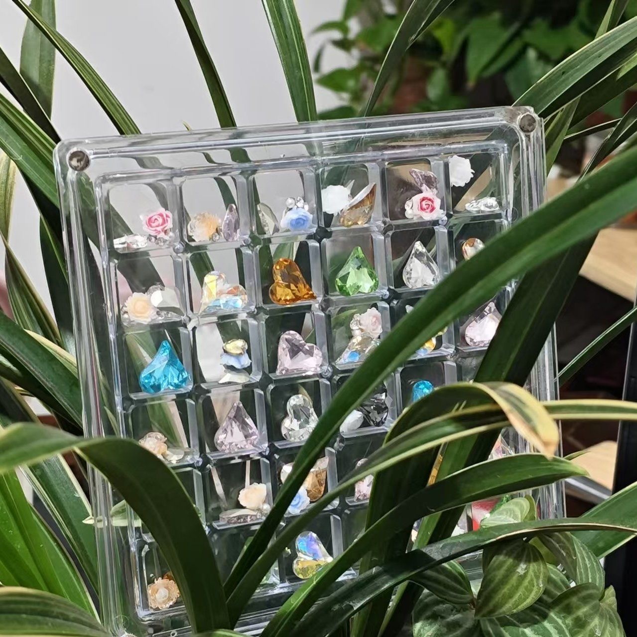 亚克力透明贝壳收纳盒（36格）