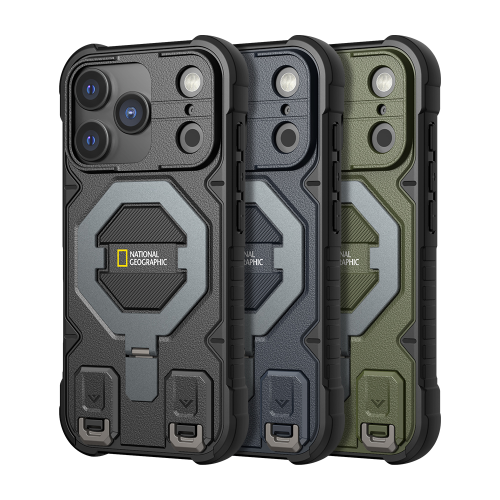 【部分現貨】National Geographic - Magsafe Rugged Explorer - iPhone 17 Pro Max Case 高度防撞磁吸支架手機保護殼