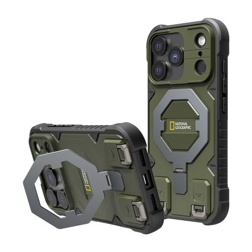 【部分現貨】National Geographic - Magsafe Rugged Explorer - iPhone 17 Pro Max Case 高度防撞磁吸支架手機保護殼