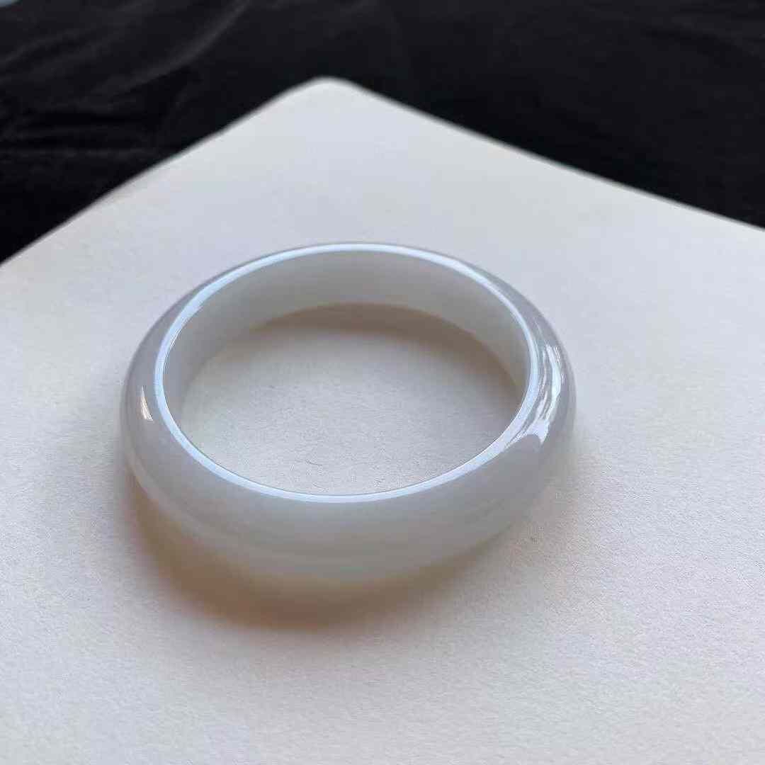 92237 58.2mm冰白正圈翡翠手鐲 (58-60)