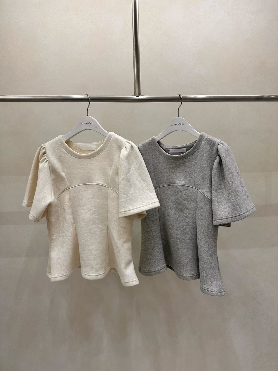 AF5012 收腰下擺公主袖上衣