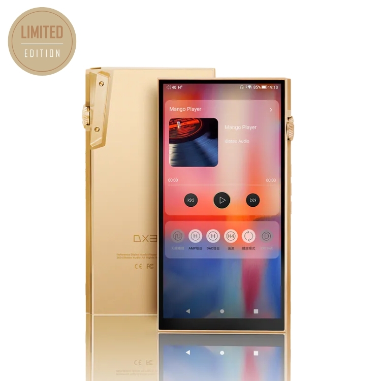 【全球限量119台 】iBasso DX340｜19周年紀念24K鍍金限量版｜24K鍍金不銹鋼