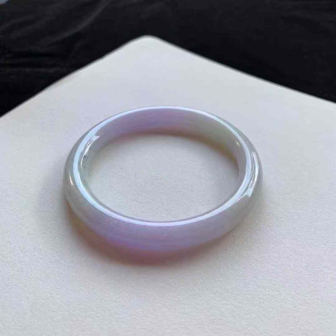 92238 60mm冰艷紫圓條翡翠手鐲 (58-60)