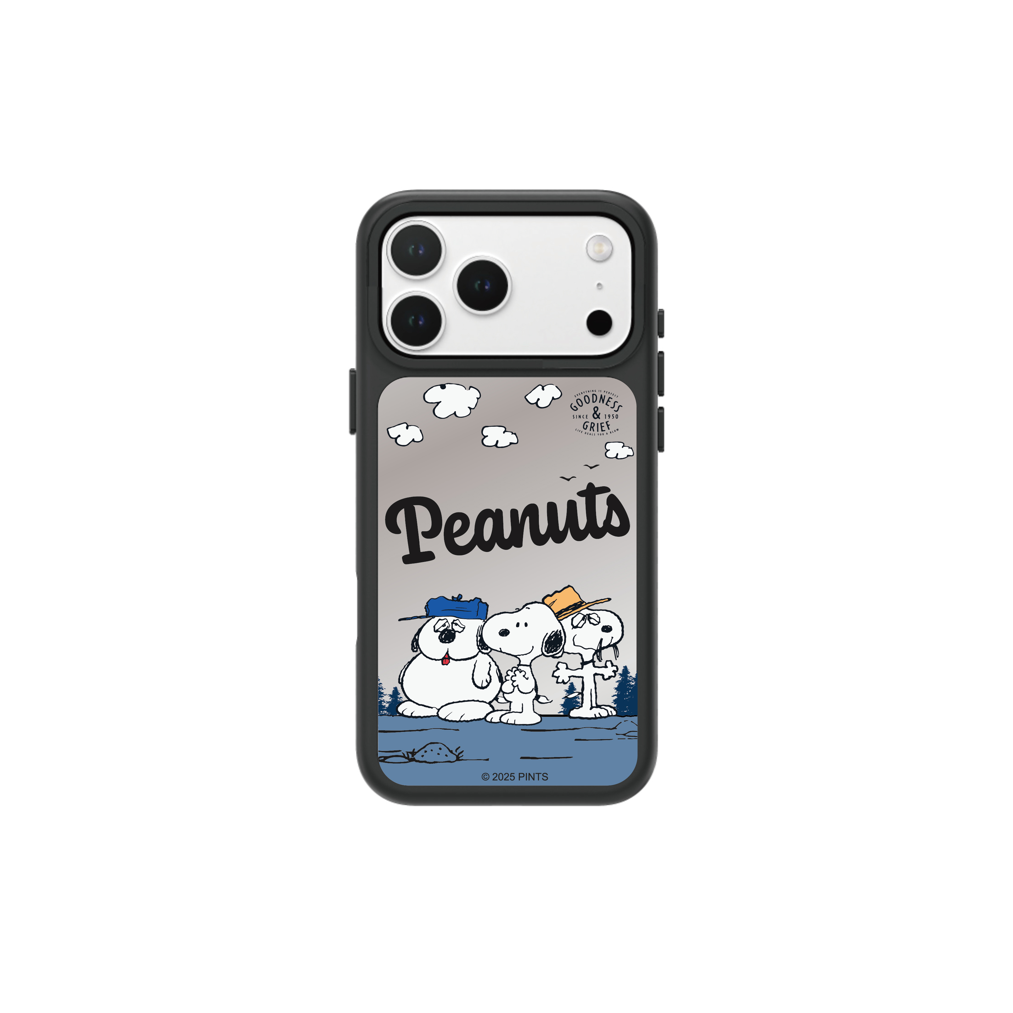 i-Smart&nbsp;MagSafe&nbsp;Mirror&nbsp;Phone&nbsp;Case-(Snoopy&Olaf-Peanuts)