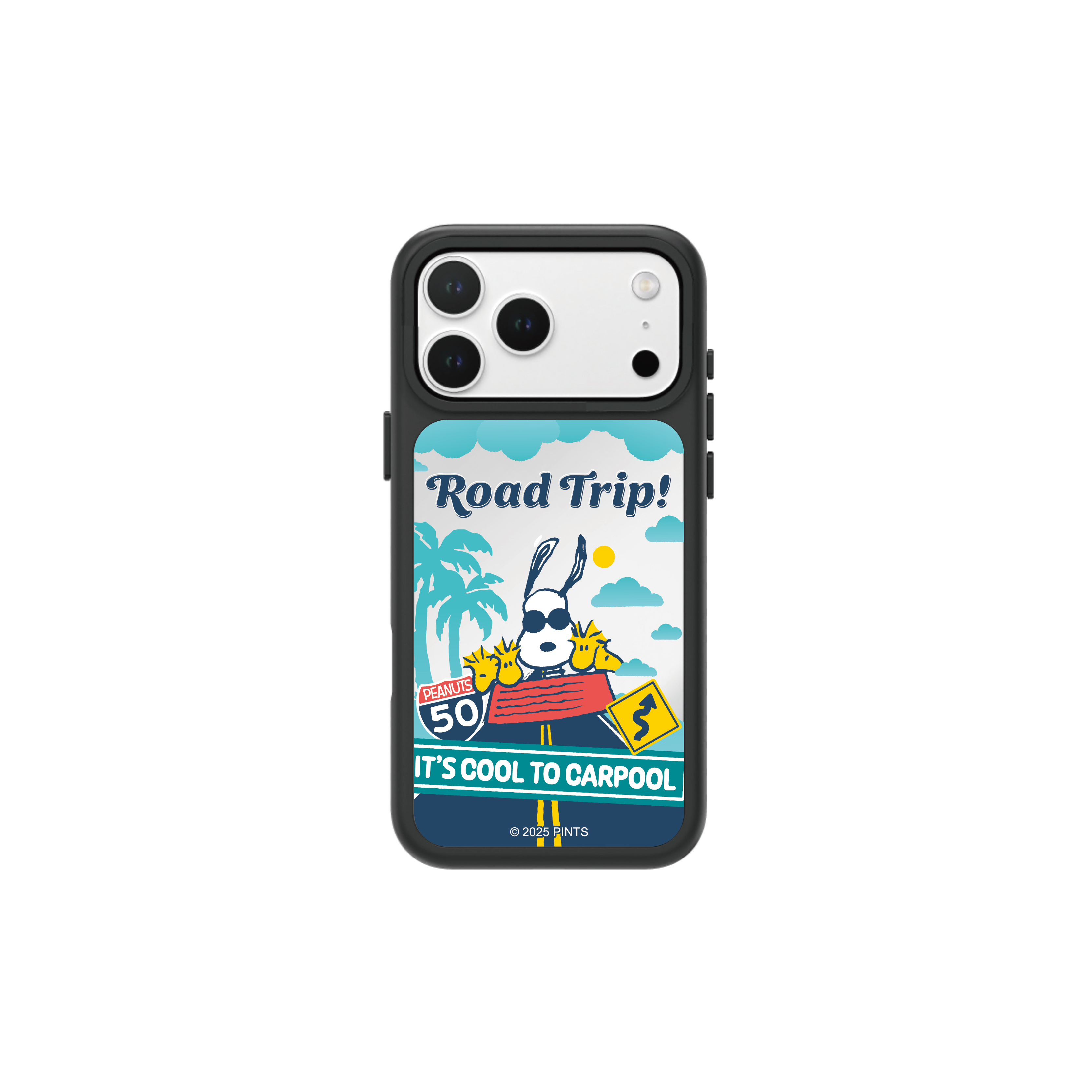 i-Smart MagSafe Mirror Phone Case-(Snoopy&Woodstock)