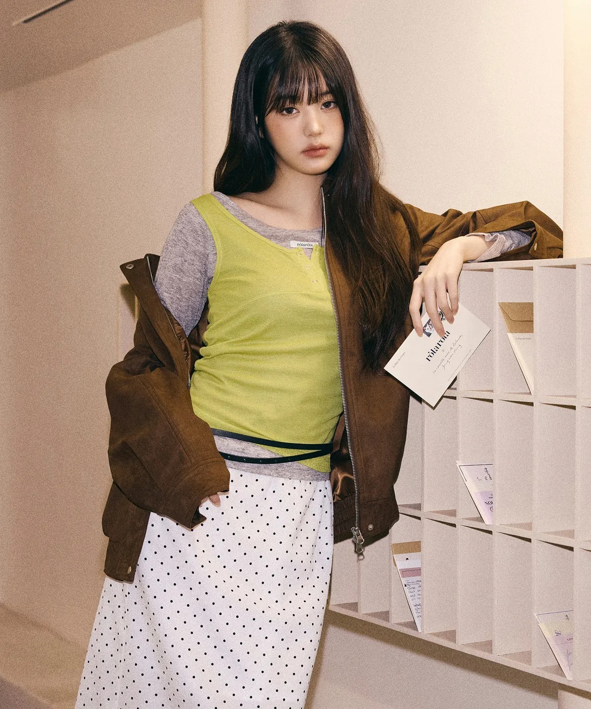 ROLAROLA SLEEVELESS LAYERED T-SHIRT SET