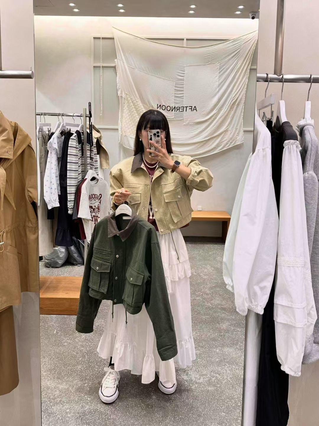 AF5018 機司工裝大口袋外套