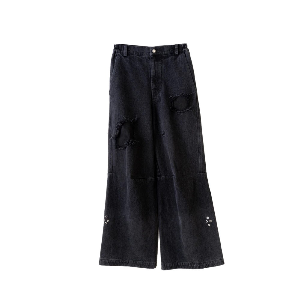 29offeb SS25 Diamond Eyelet Erosion Trousers