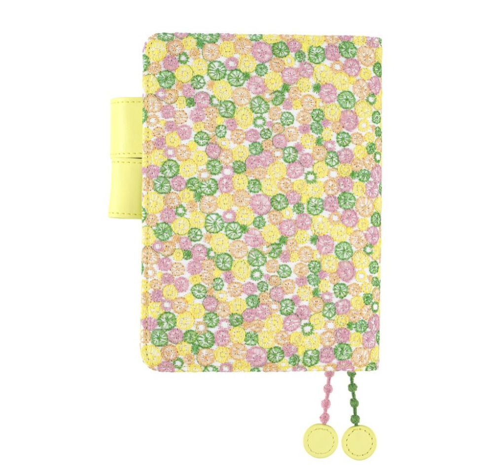 Hobonichi | ほぼ日手帳 A6手帳專用書衣 - 皆川明 - Skyful 滿天星_黃色