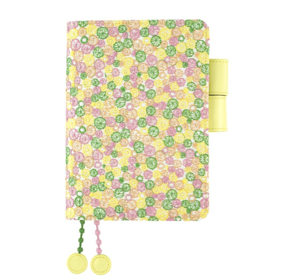 Hobonichi | ほぼ日手帳 A6手帳專用書衣 - 皆川明 - Skyful 滿天星_黃色