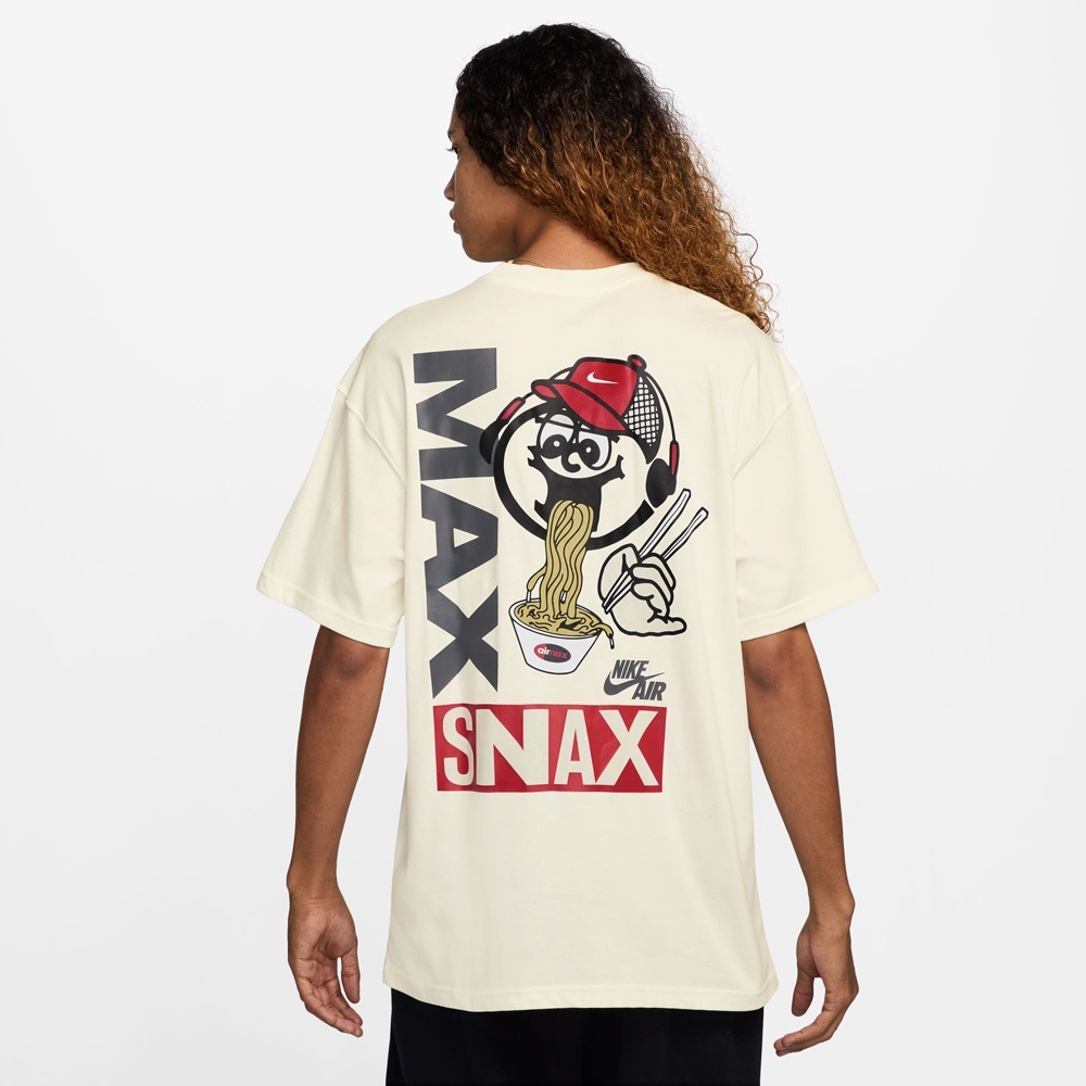 NIKE 短T NSW TEE M90 米黃 拉麵 寬版 短袖 中性 HJ0769-133