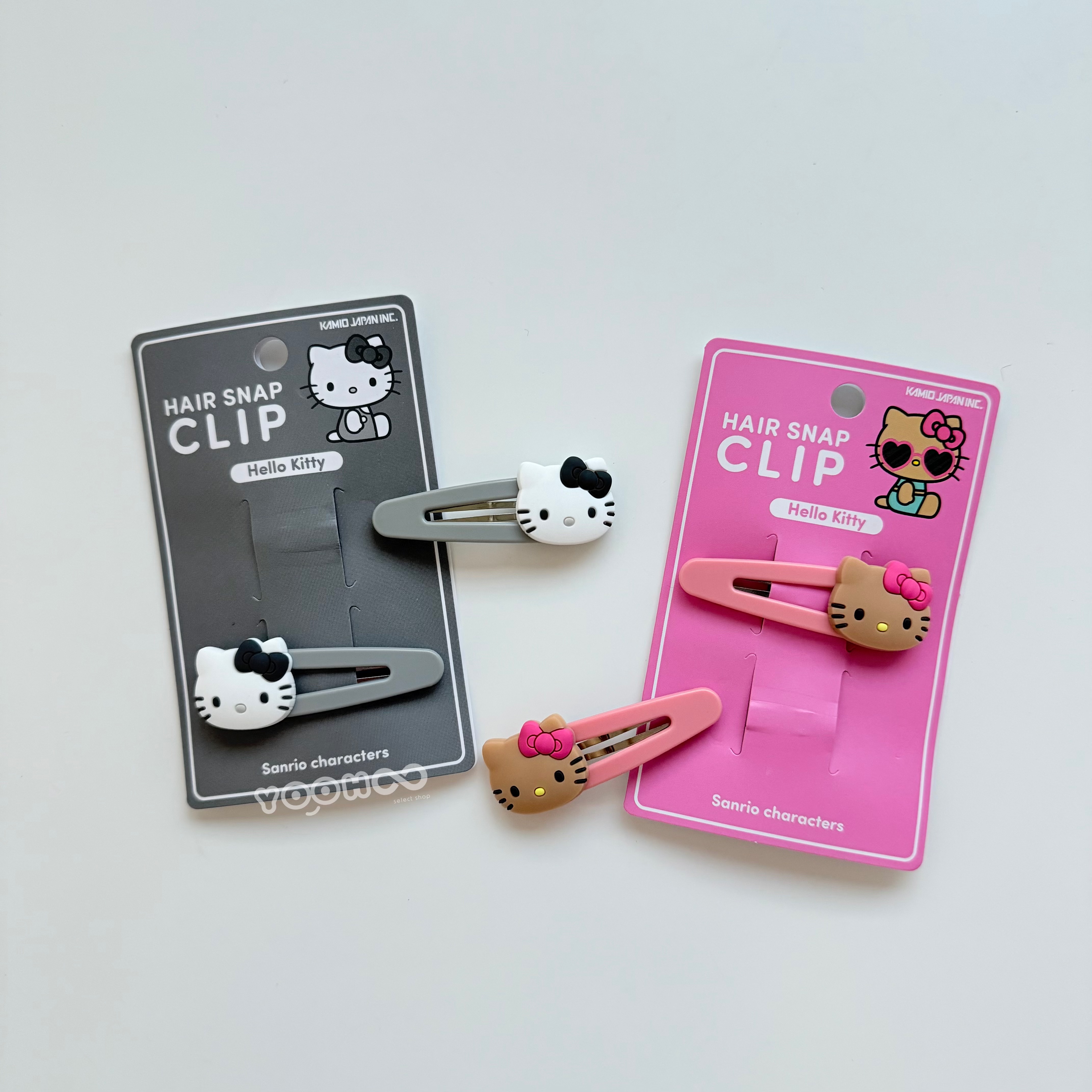 現貨┃KITTY 曬黑 黑皮 黑白 桃紅 髮夾 BB夾