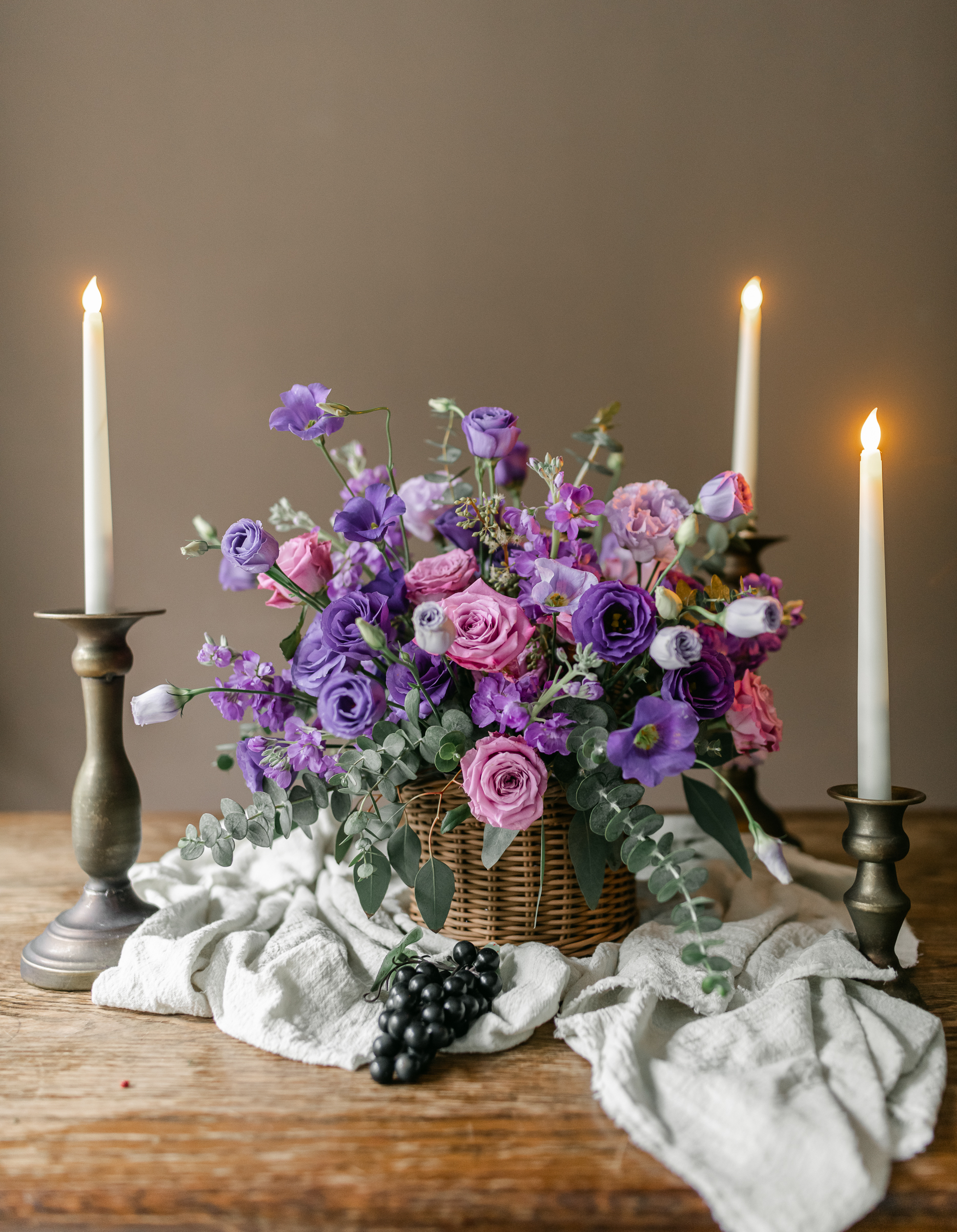 紫桔花夢 | 花籃