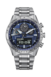 Citizen 星辰 Promaster Digital Analog Chronograph Eco-Drive metal strap watch JV2000-51L , JV2005-58E , JV2006-55H 光動能 萬年曆 世界時間 金屬錶帶手錶