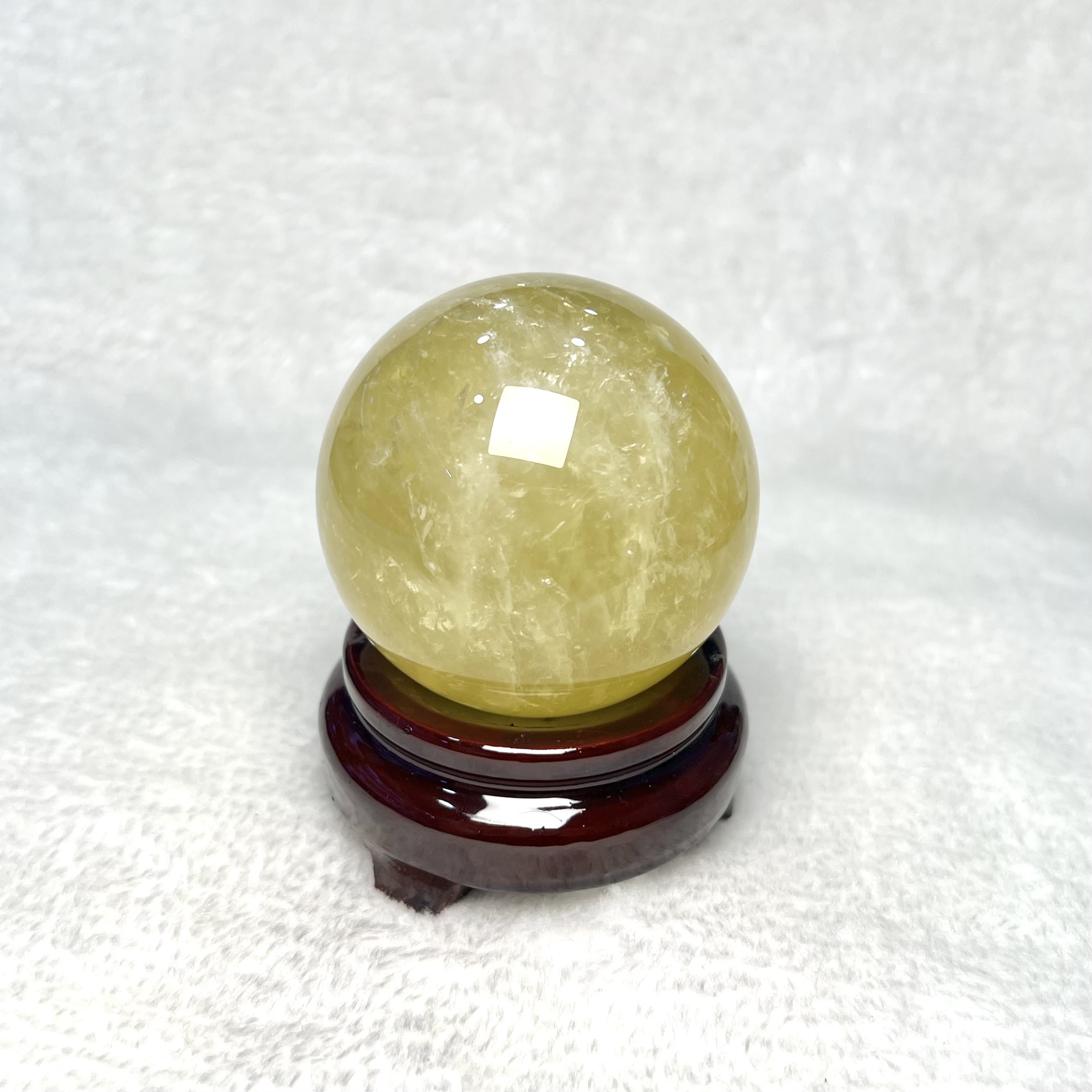 黃水晶球 6.3cm #A644B