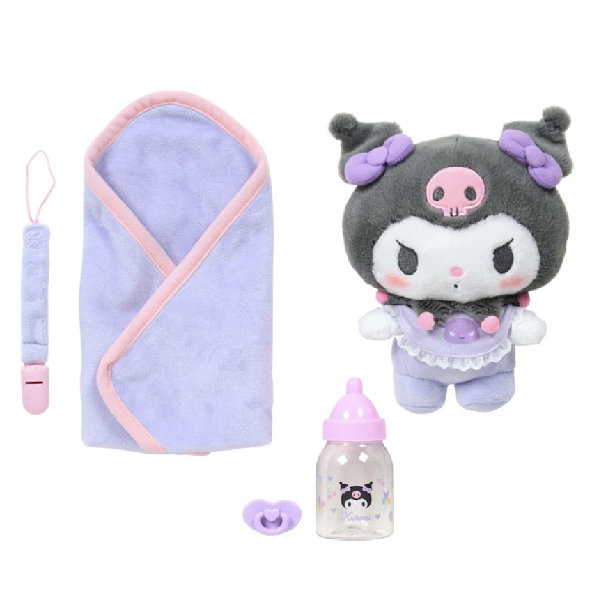 日本 Kuromi 小手陪睡公仔套裝