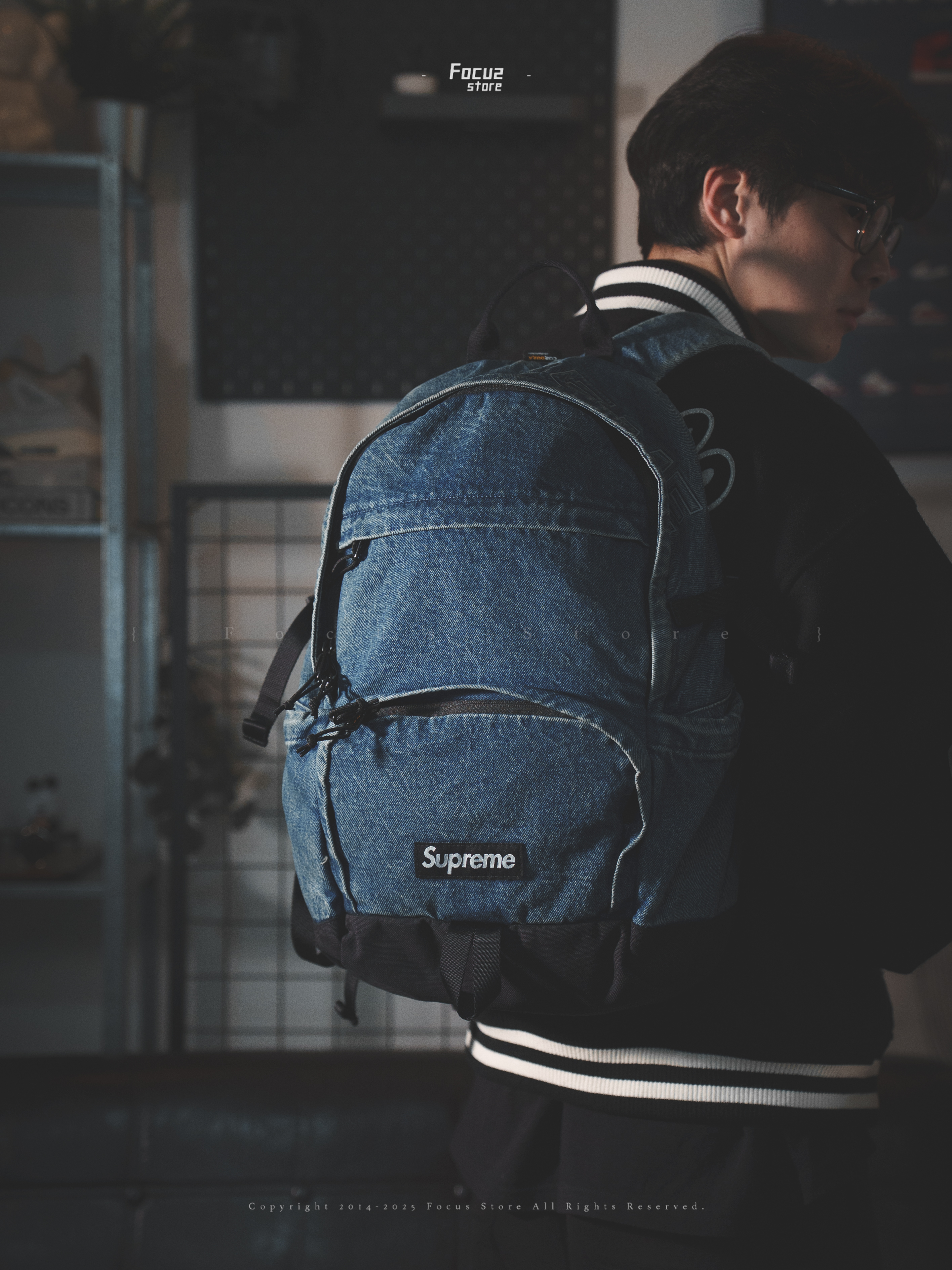 Supreme FW25 Denim Backpack - Brand New