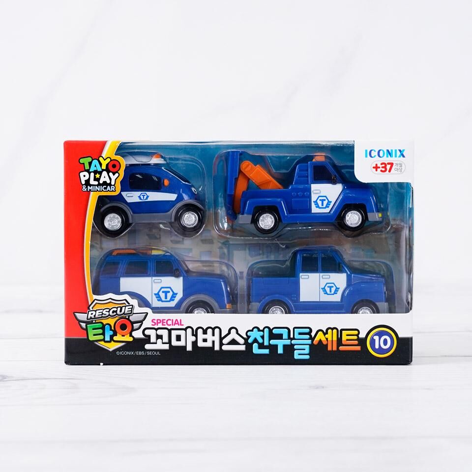 《 小巴士TAYO 》  緊急救援車4件組