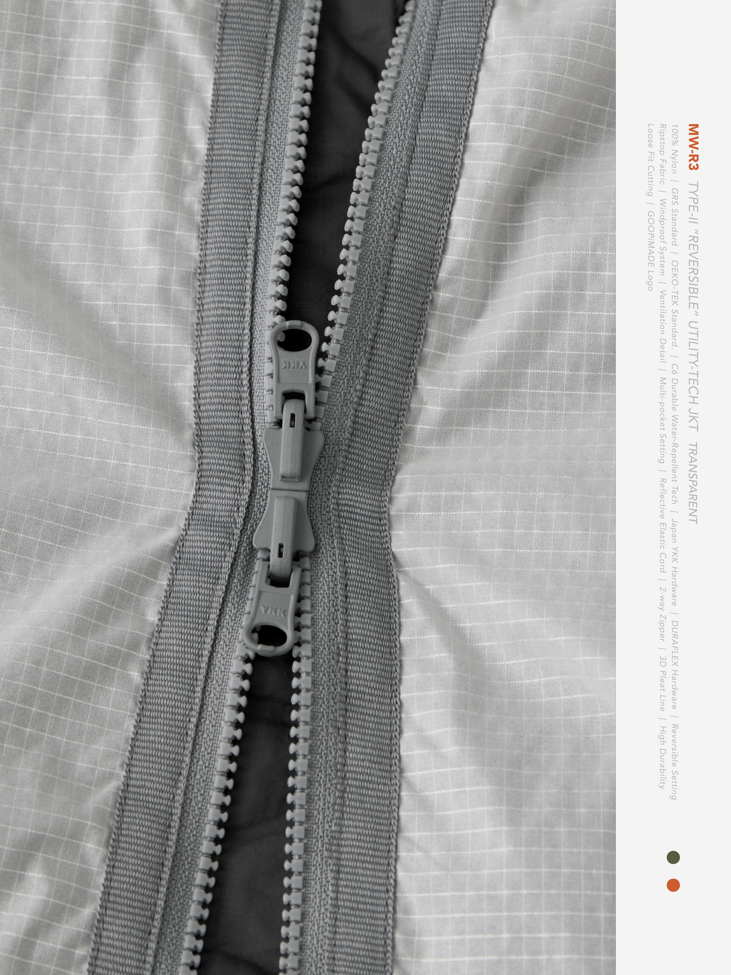 GOOPiMADE]“MW-R3” Type-II “REVERSIBLE”Utility-Tech JKT