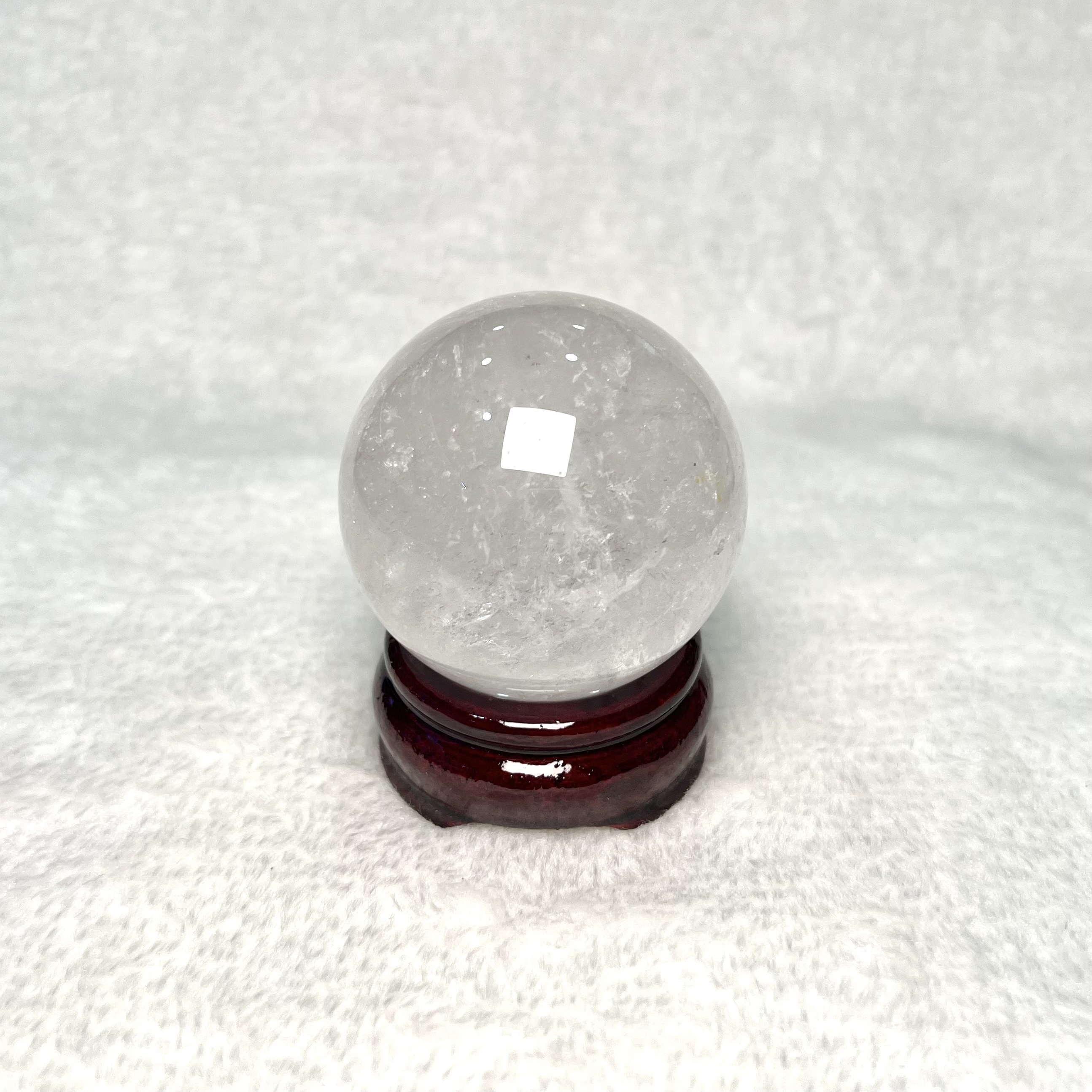 白水晶球 5.9cm #A650