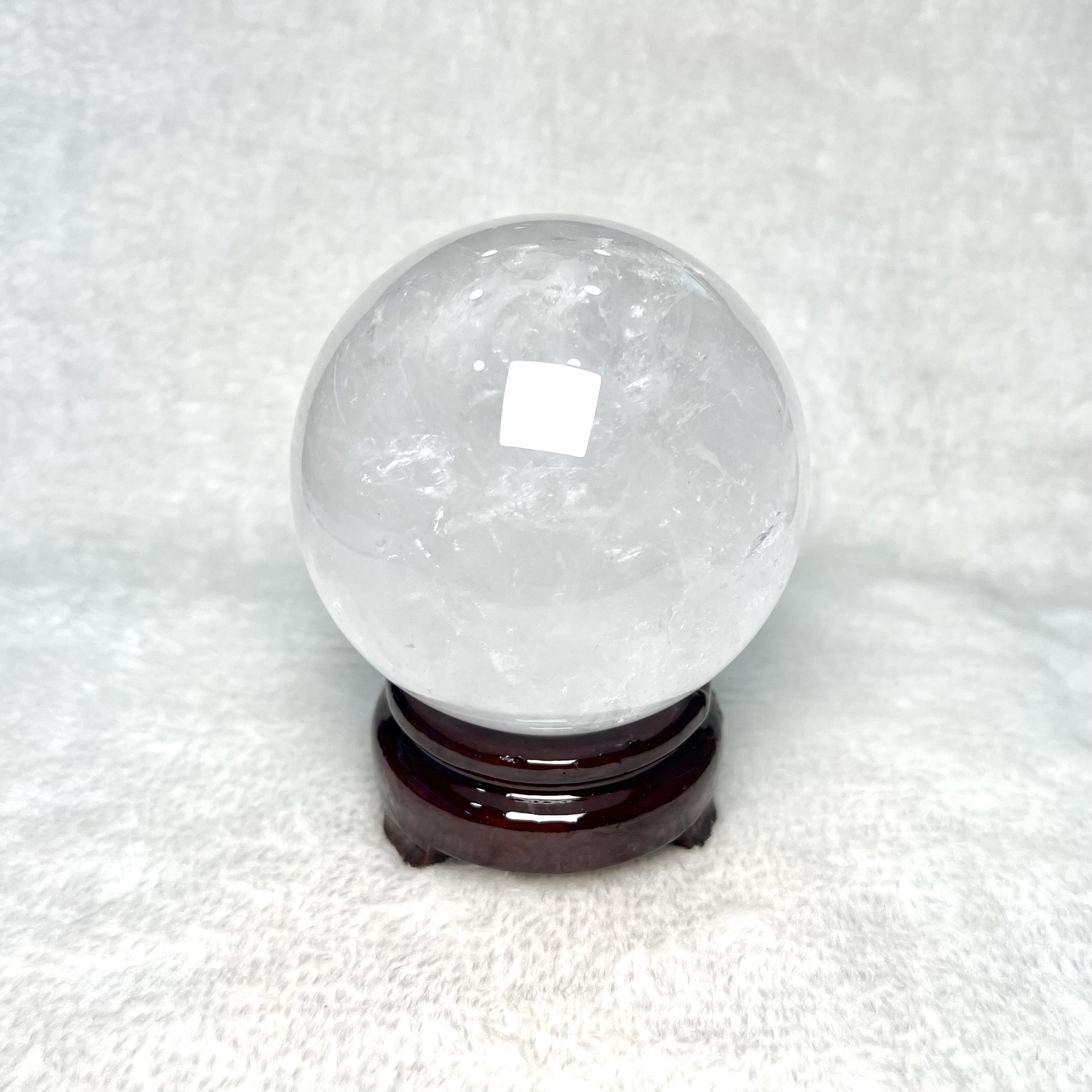 白水晶球 8.7cm #A642