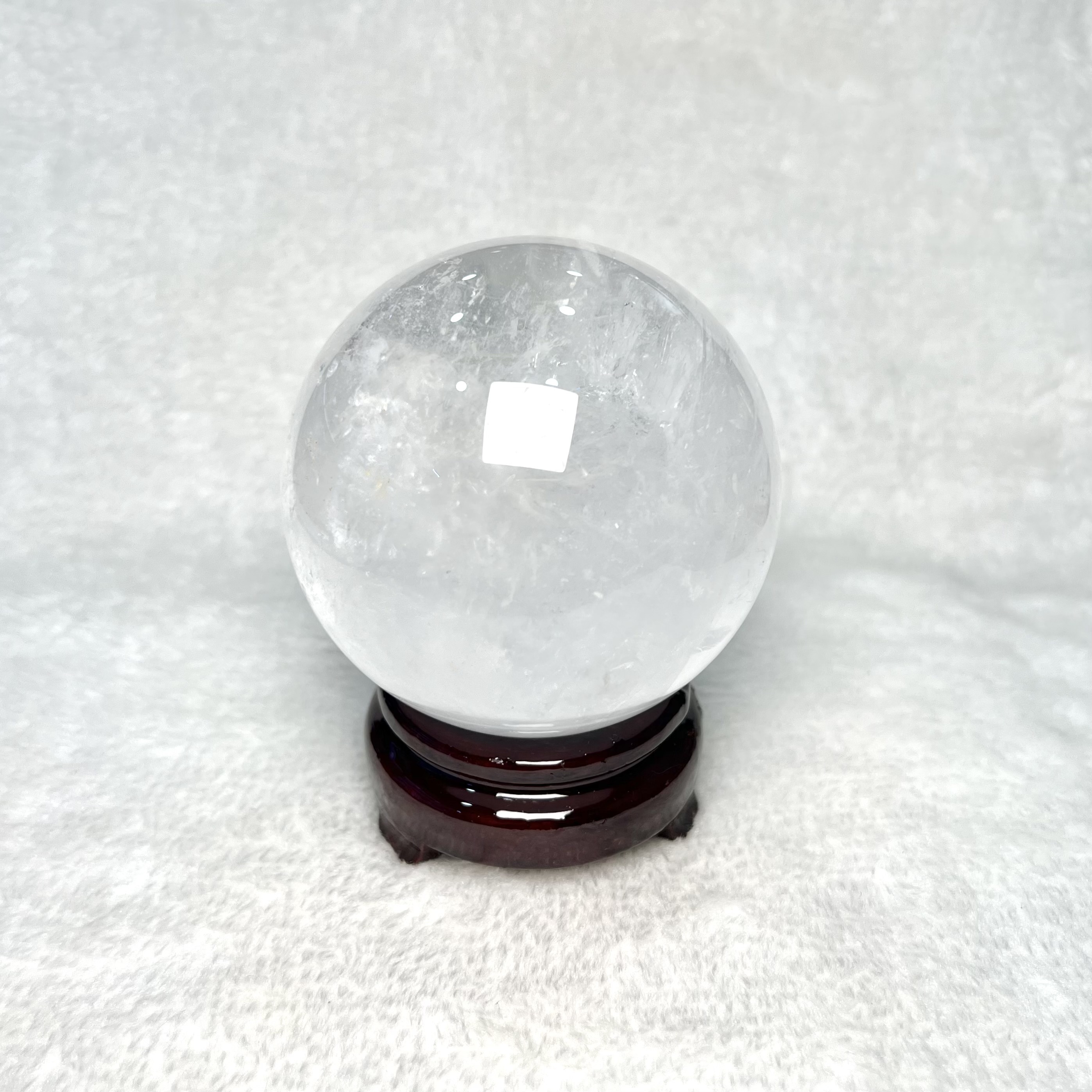 白水晶球 8.7cm #A642