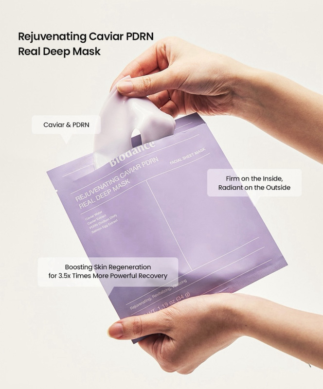 Biodance 魚子醬PDRN 煥活深層面膜 4片/盒