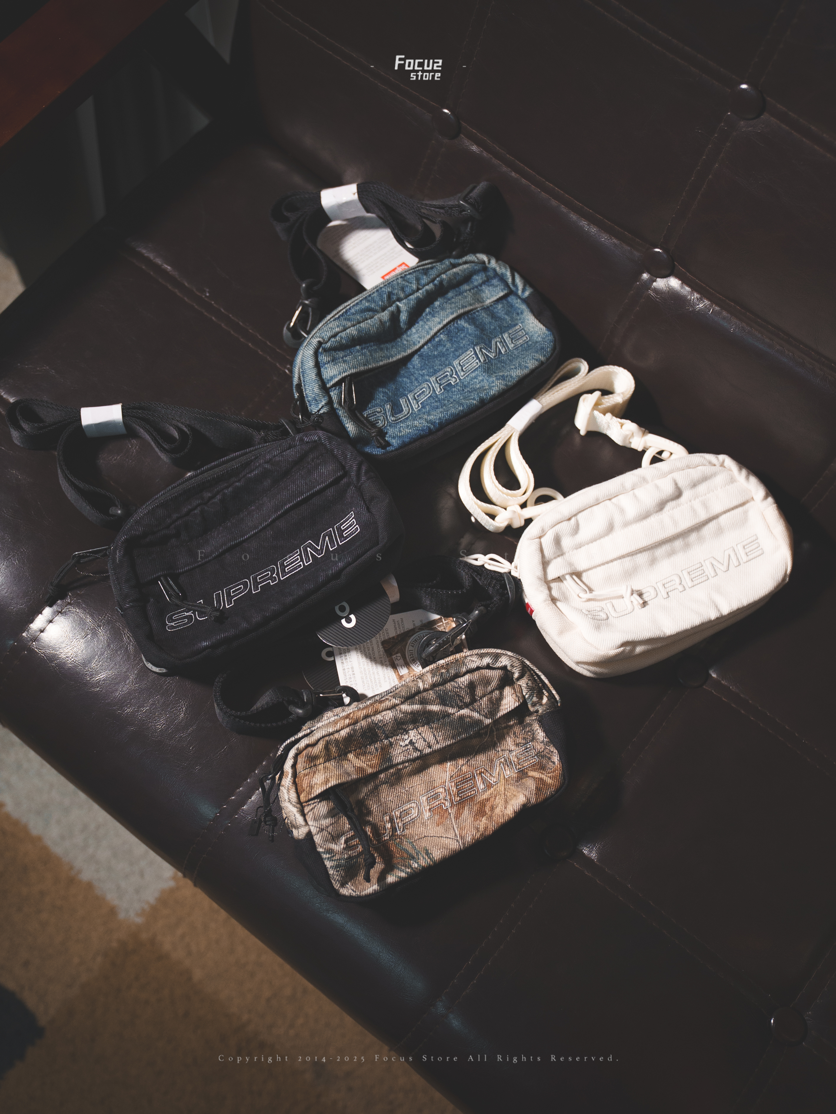 【Focus Store】現貨秒發 Supreme FW25 Week1 Denim Mini Shoulder Bag 小號肩背包 四色