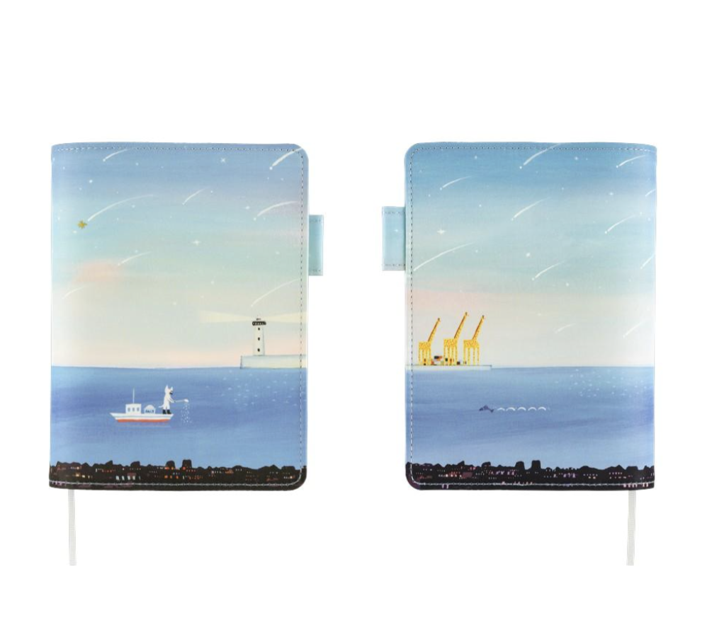 Hobonichi |ほぼ日 5年手帳 A6、A5 專用書衣 久保田寬子 - 黎明時的海之夢
