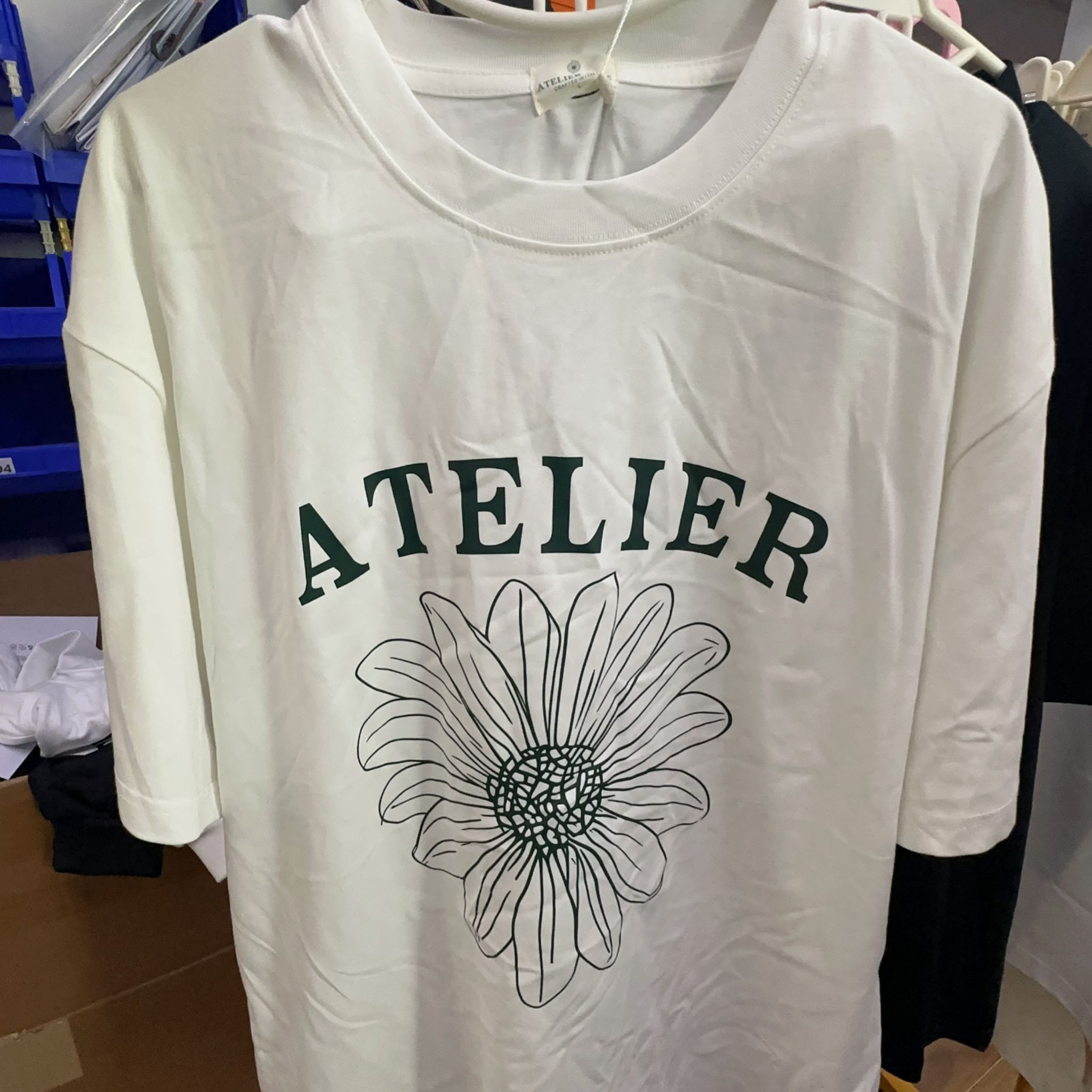 【直播】BL091130 涼感高質意大利設計 大花圖案短袖上衣