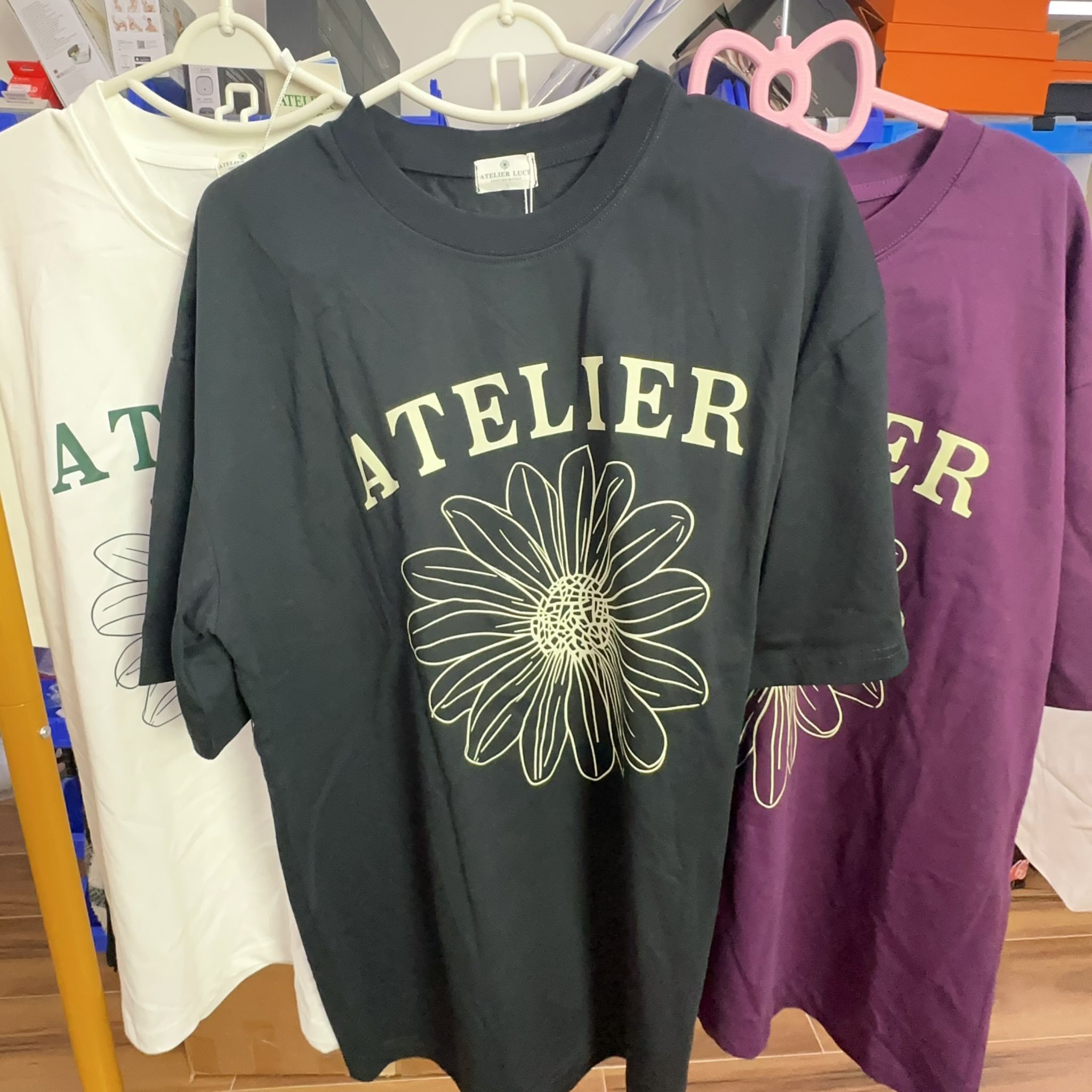 【直播】BL091130 涼感高質意大利設計 大花圖案短袖上衣