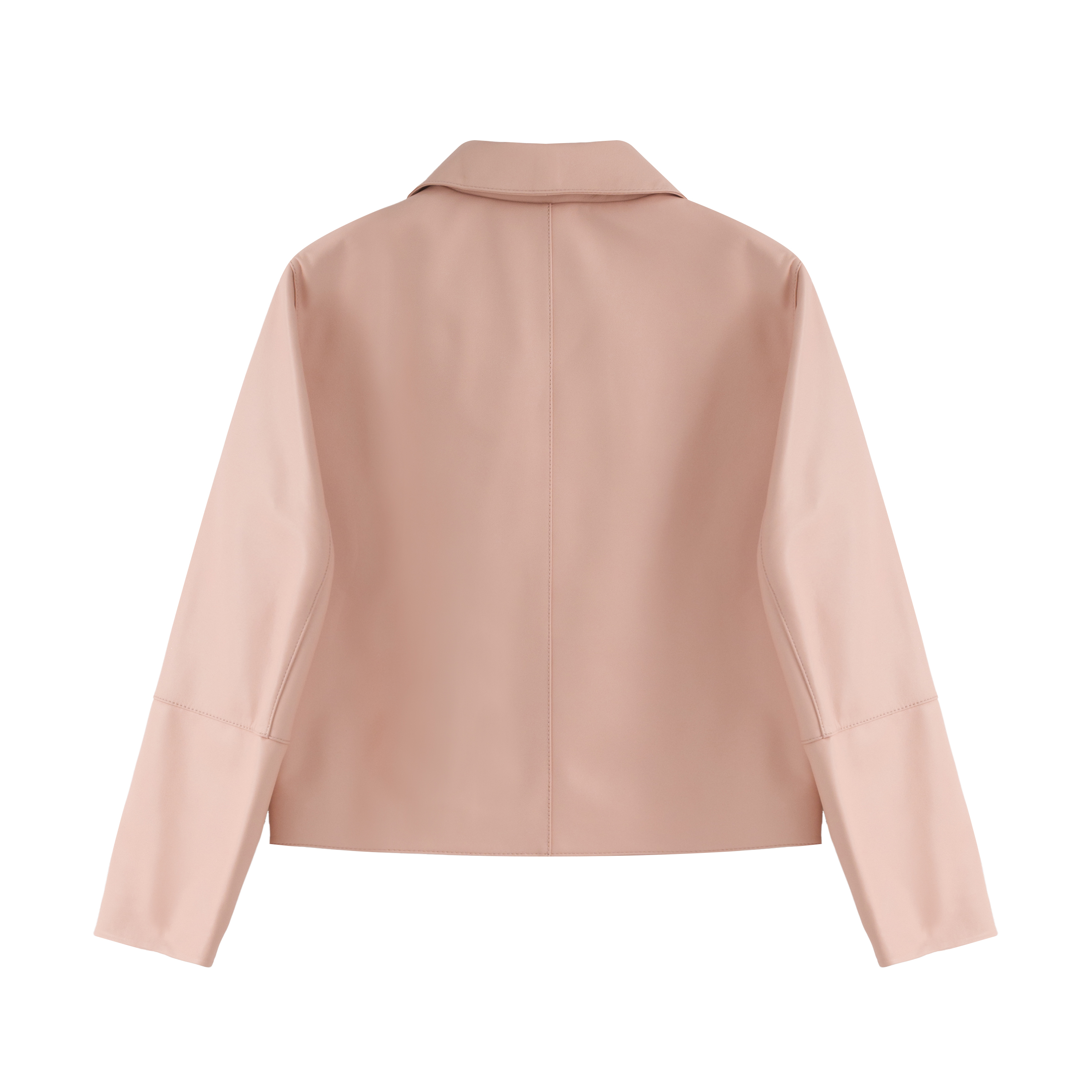 mi-tu 短款皮衣外套