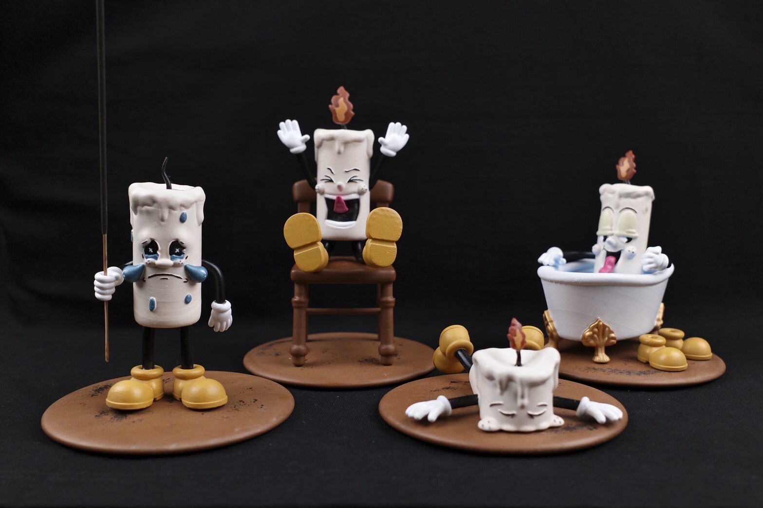 WORKWORK "下班日常系列"  3D列印 公仔